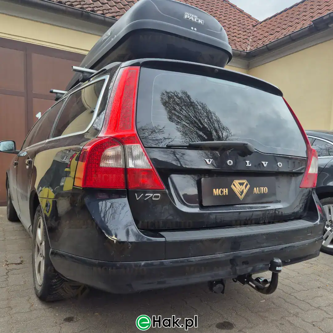 montaż haka volvo v70