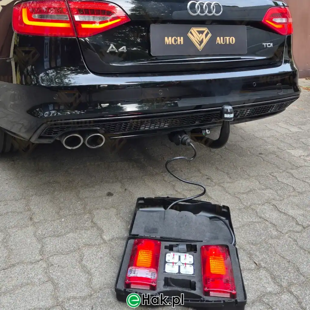 1 audi a4 b8 montaż haka holowniczego