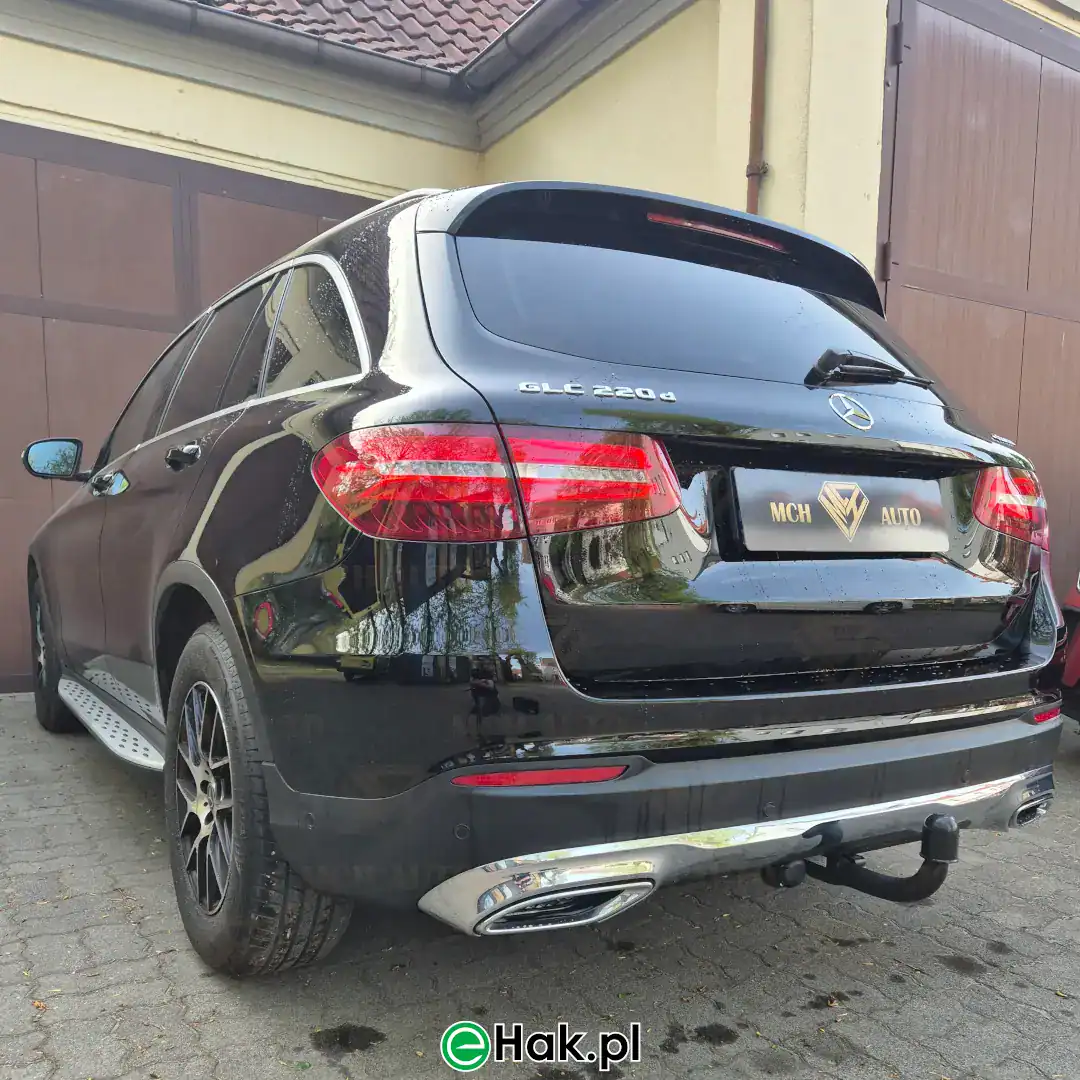 1 montaż haka mercedes glc