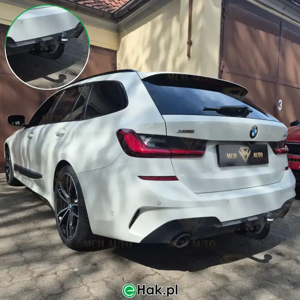 11 montaż haka holowniczego bmw 3 g21 touring