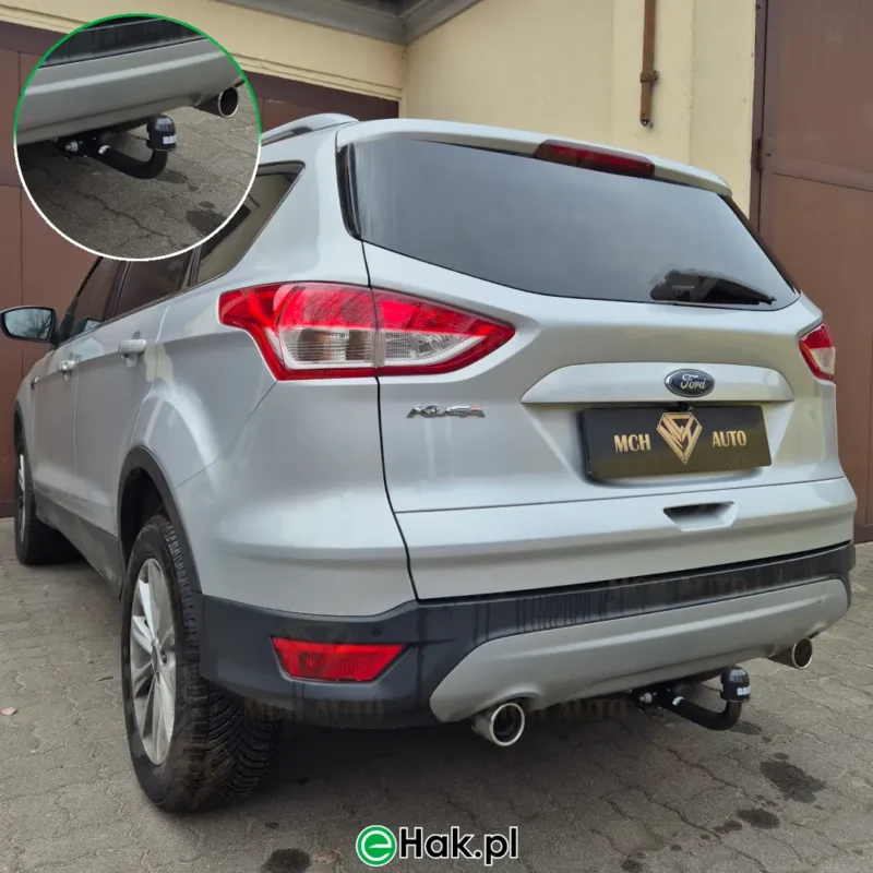 11 montaż haka holowniczego ford kuga ii