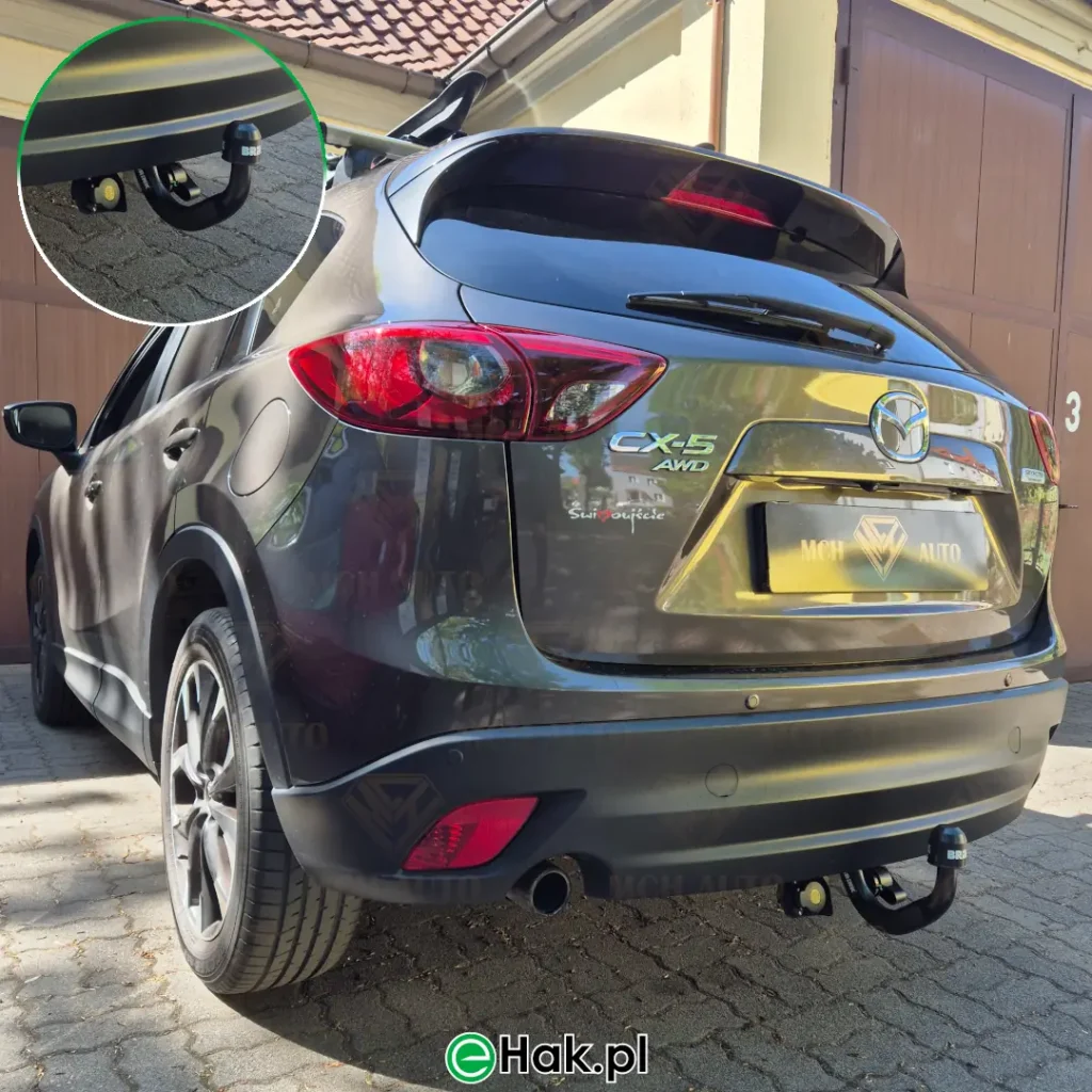 11 montaż haka holowniczego mazda cx5