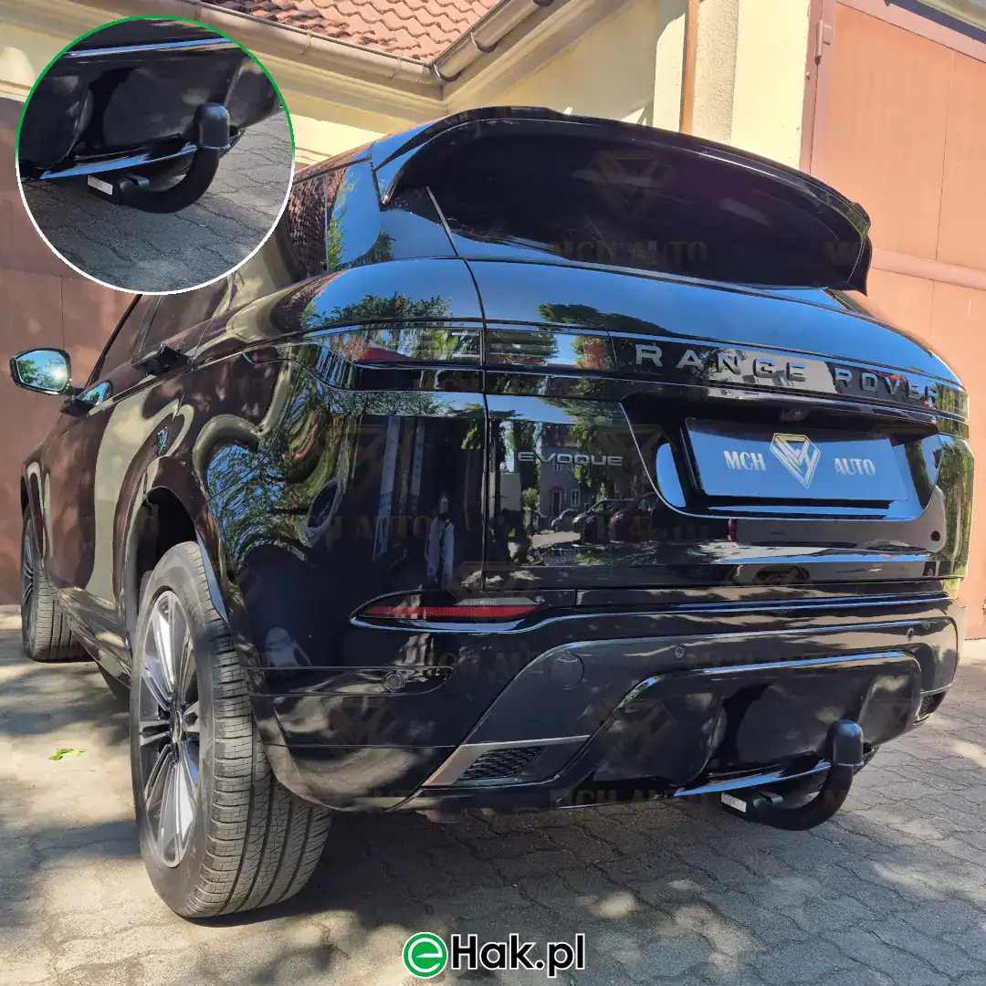 11 montaż haka holowniczego range rover evoque