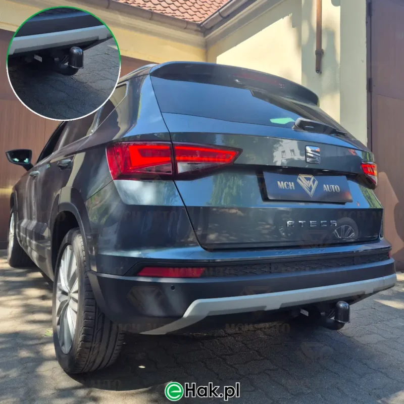 11 montaż haka holowniczego seat ateca