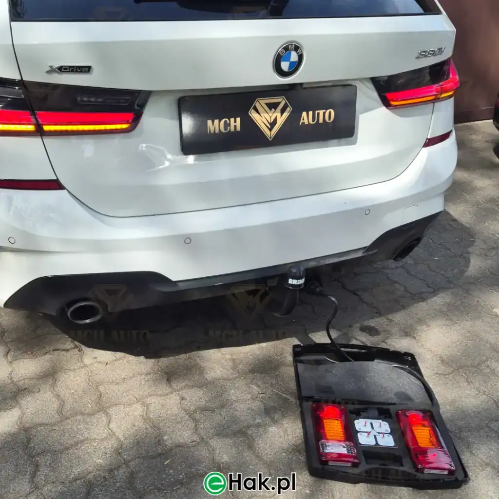2 montaż haka holowniczego bmw 3 g21 touring