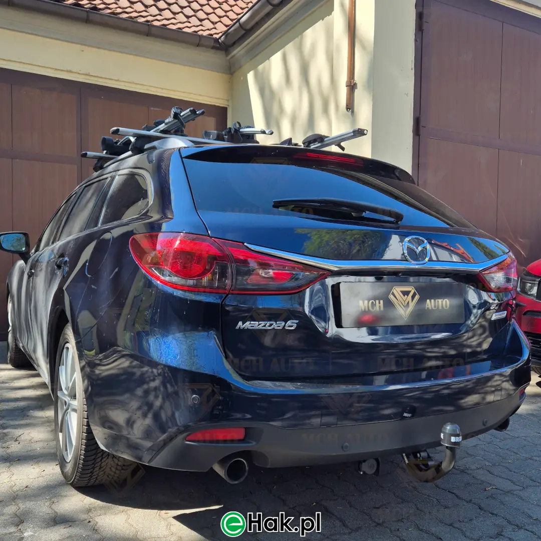 2 montaż haka mazda 6