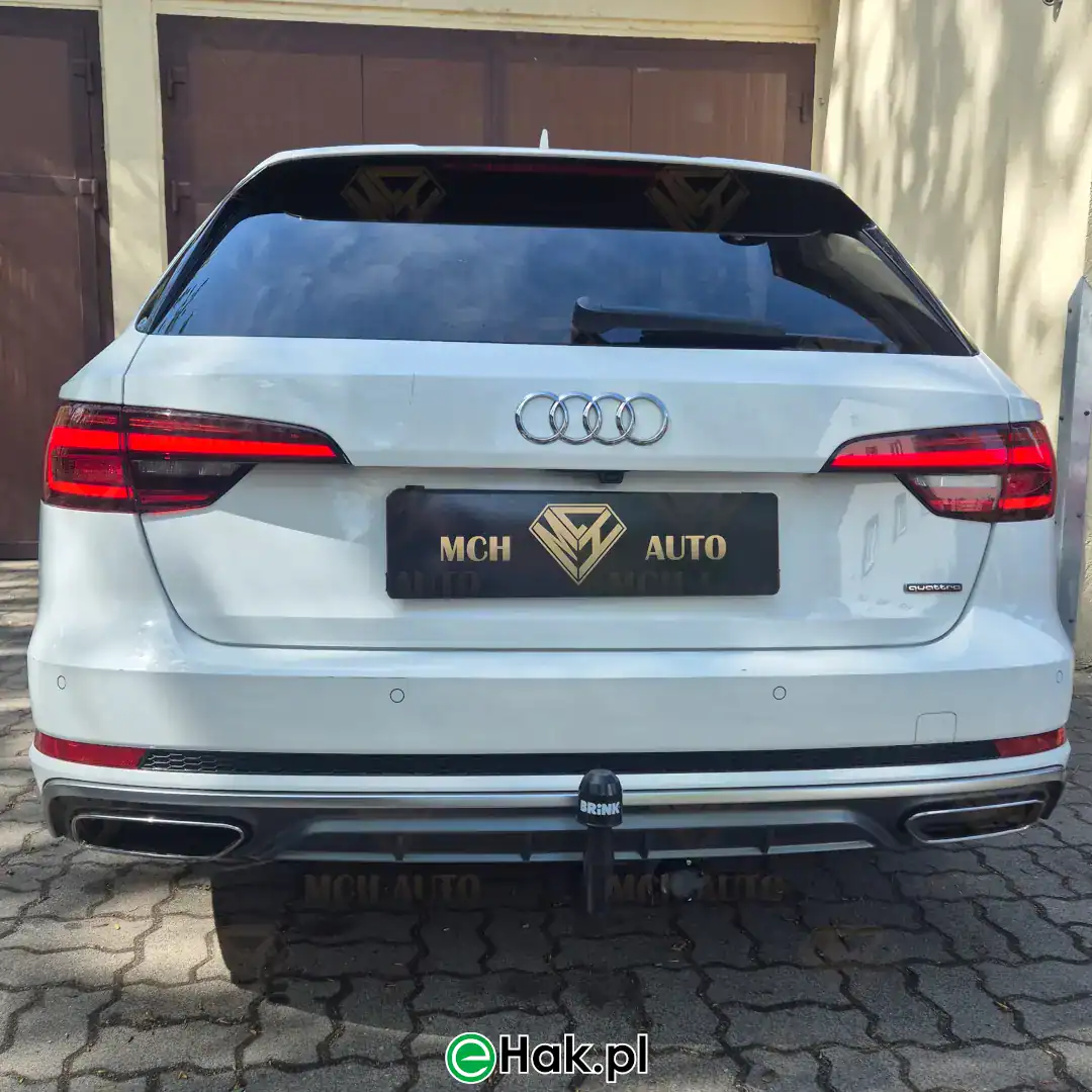 4 montaż haka holowniczego audi a4b9