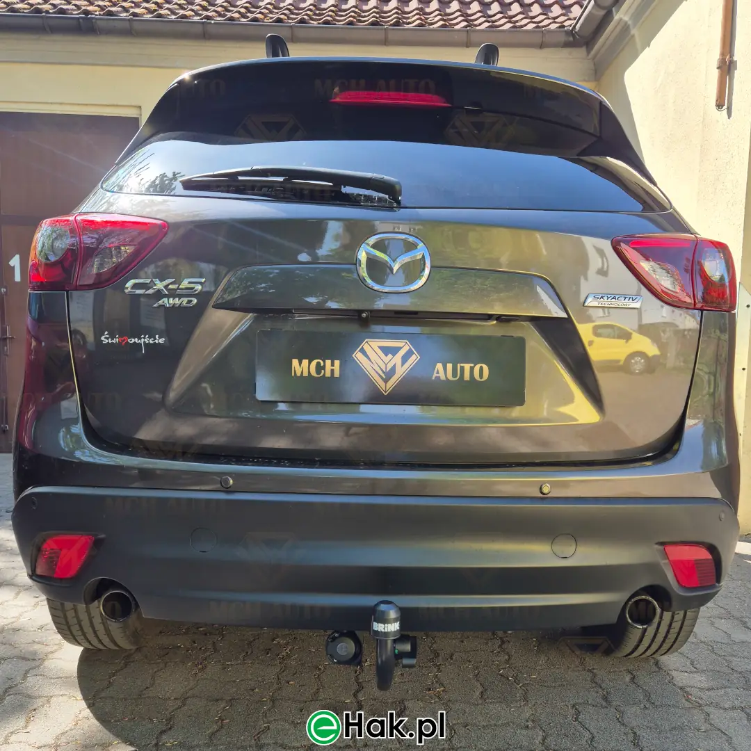 4 montaż haka holowniczego mazda cx5