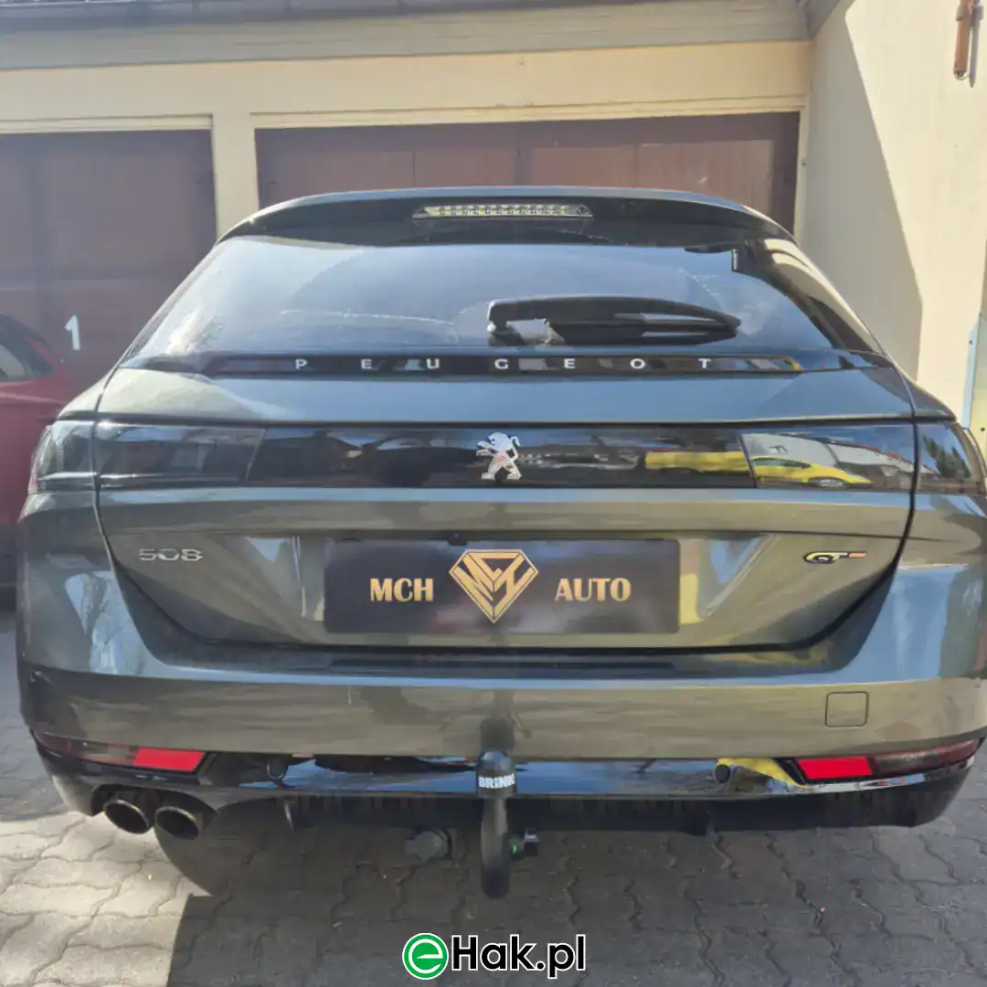 4 montaż haka holowniczego peugeot 508 ii gt line