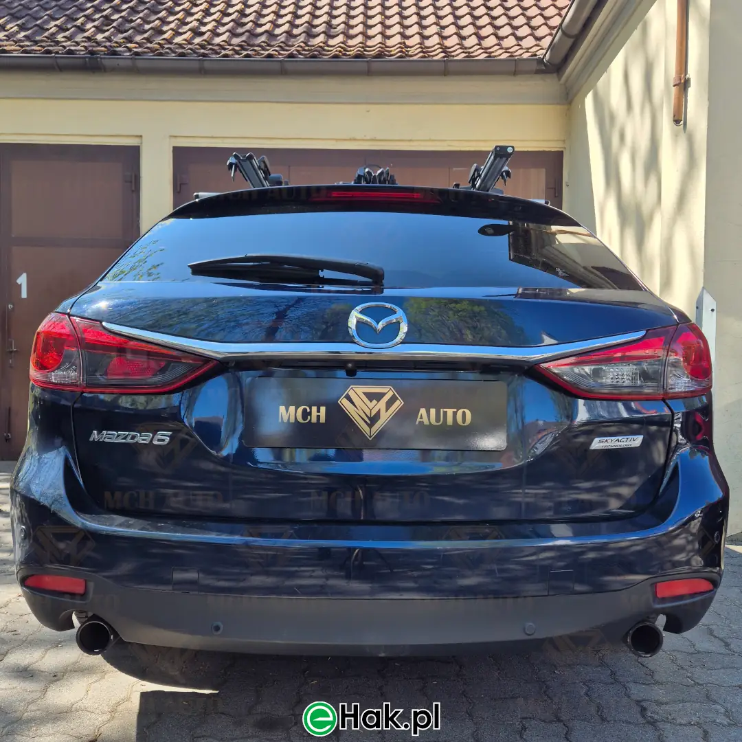 4 montaż haka mazda 6