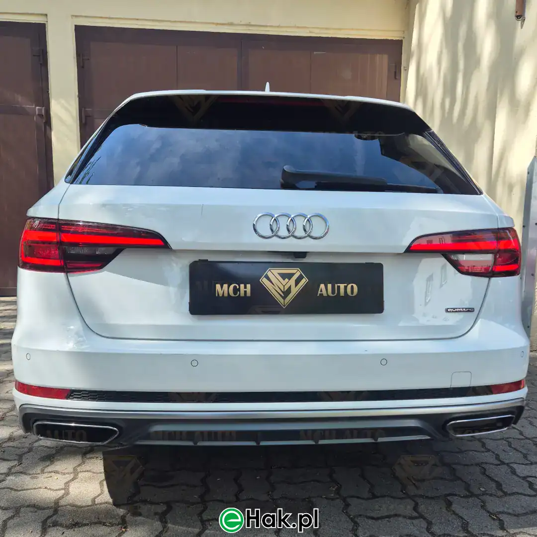 5 montaż haka holowniczego audi a4b9