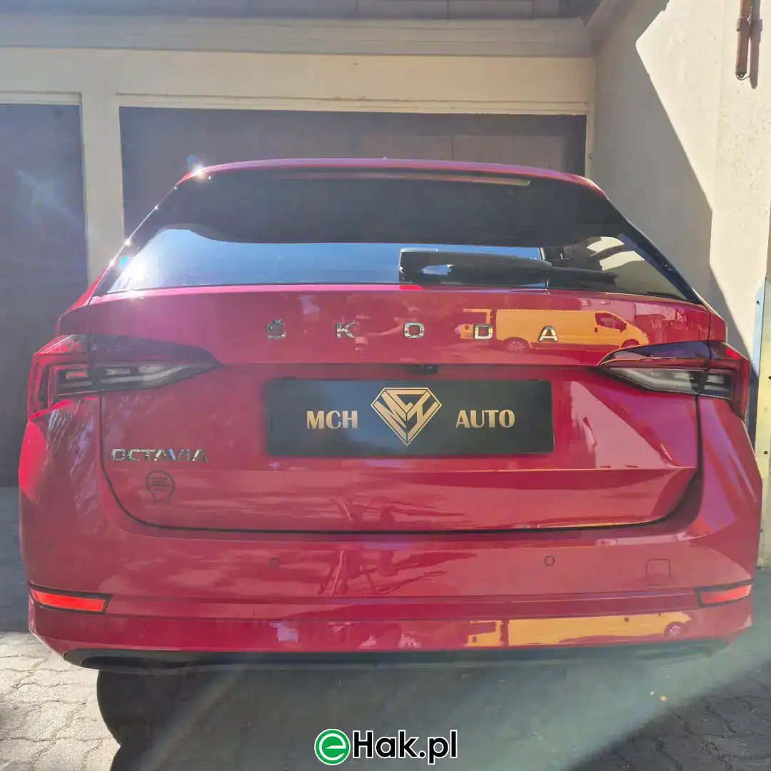 5 montaż haka holowniczego skoda octavia