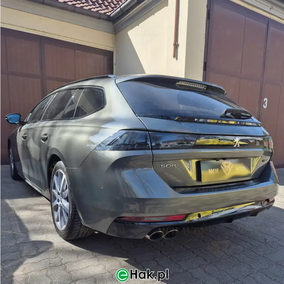 6 montaż haka holowniczego peugeot 508 ii gt line