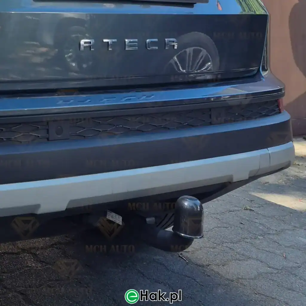 6 montaż haka holowniczego seat ateca