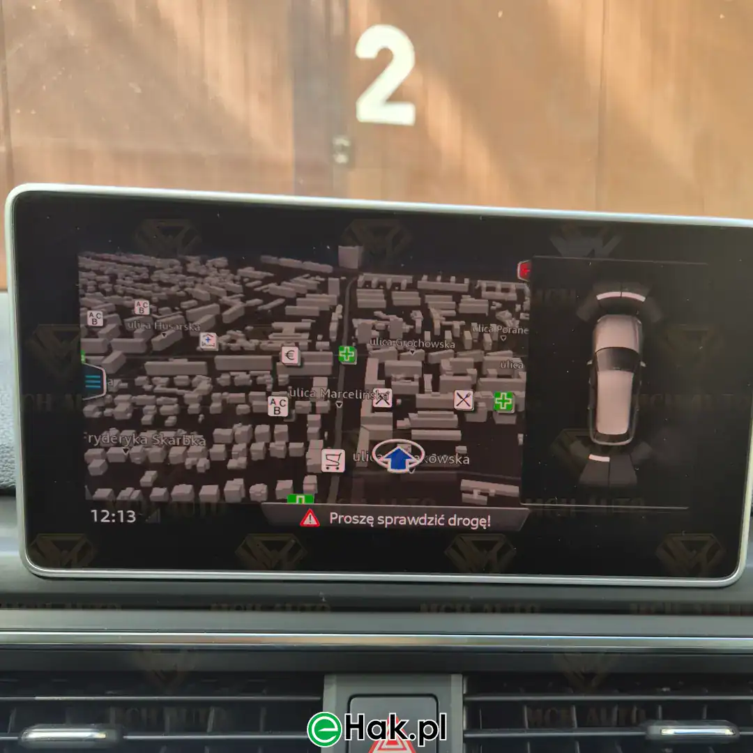 montaż haka holowniczego audi a4b9