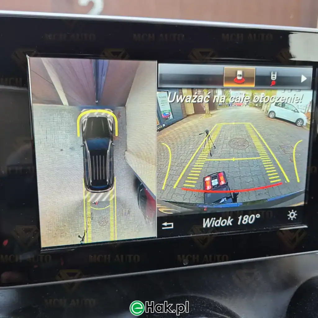 montaż haka holowniczego mercedes glc