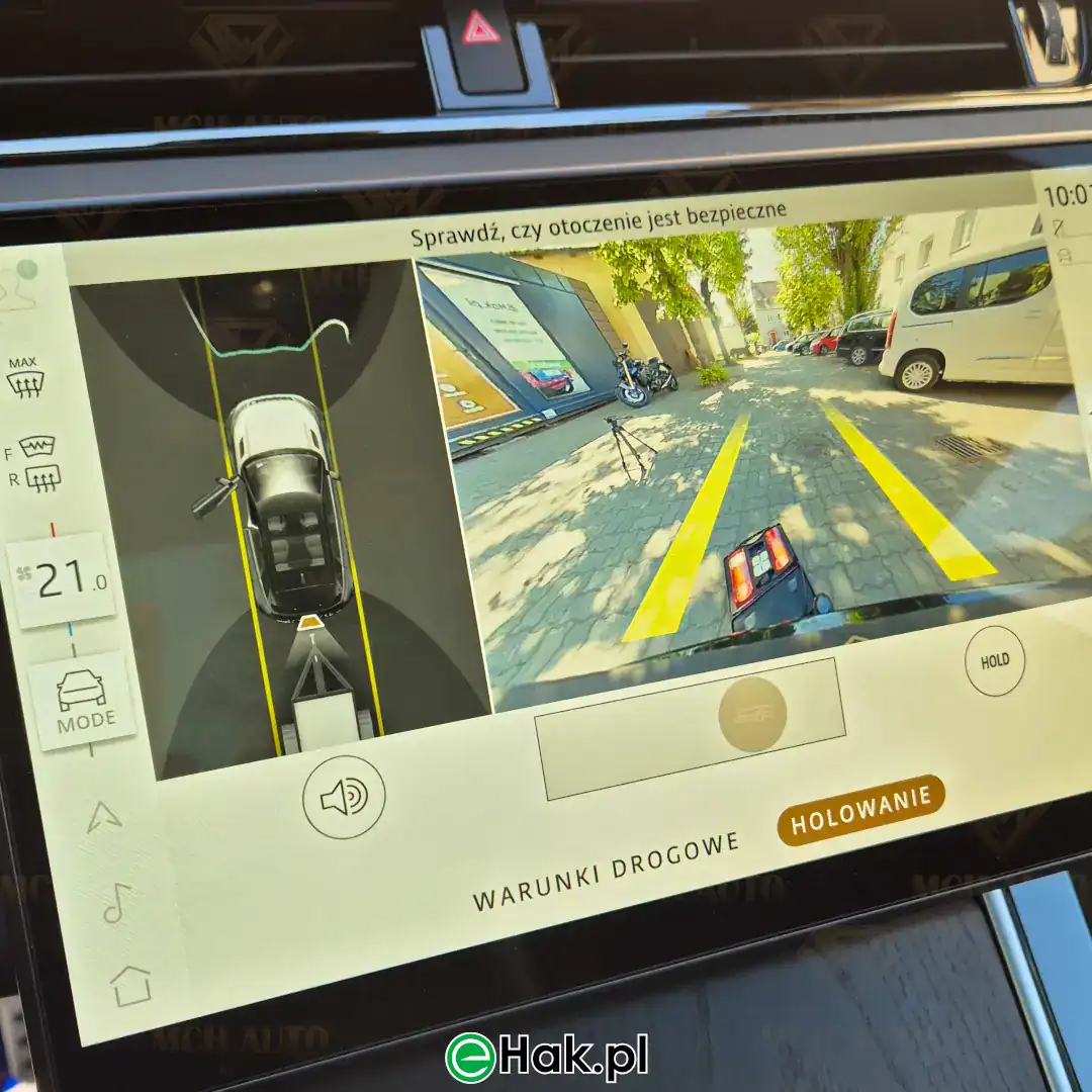 montaż haka holowniczego range rover evoque