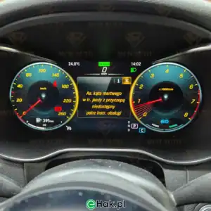 1 montaż haka holowniczego mercedes glc coupe amg line