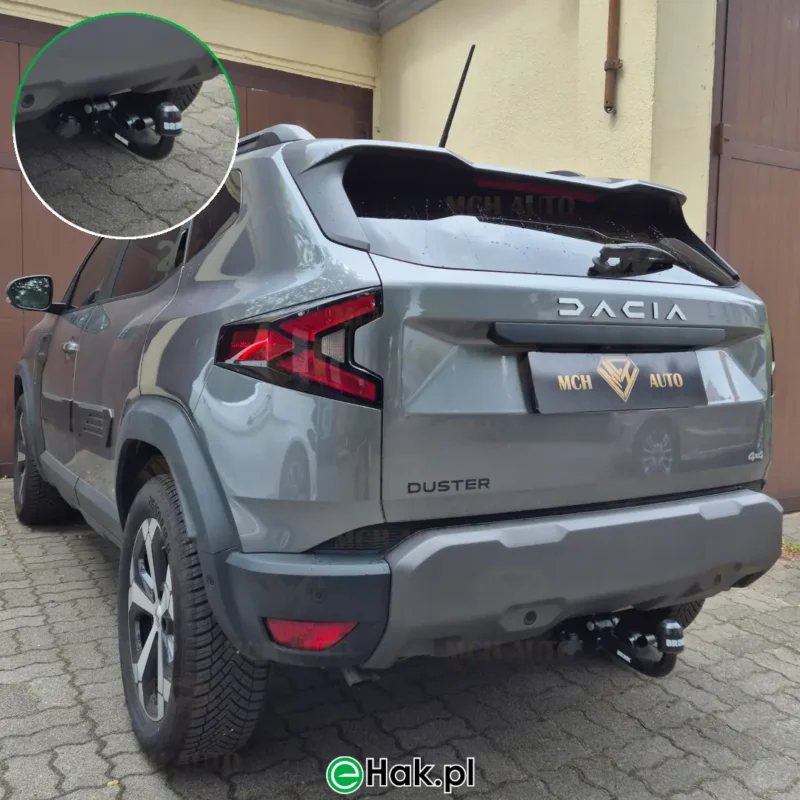 11 montaż haka holowniczego dacia duster iii 2024-
