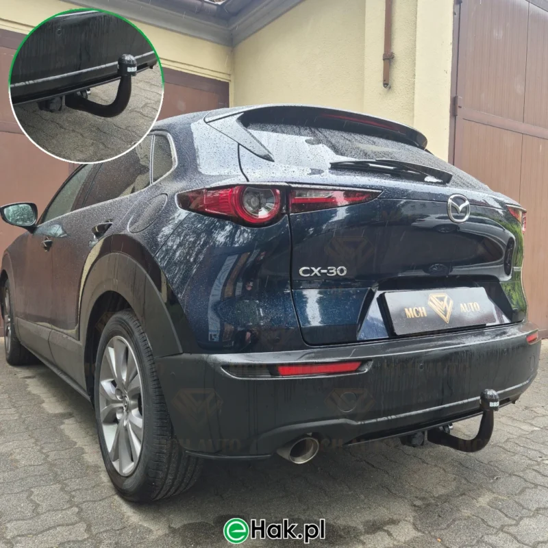 11 montaż haka holowniczego mazda cx-30