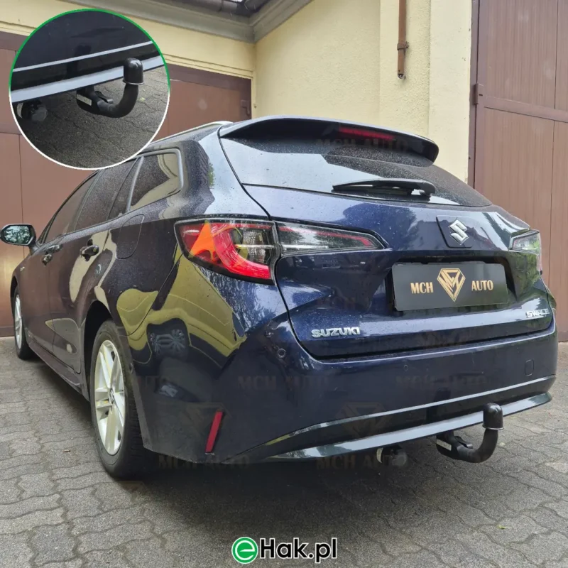 11 montaż haka holowniczego suzuki swace