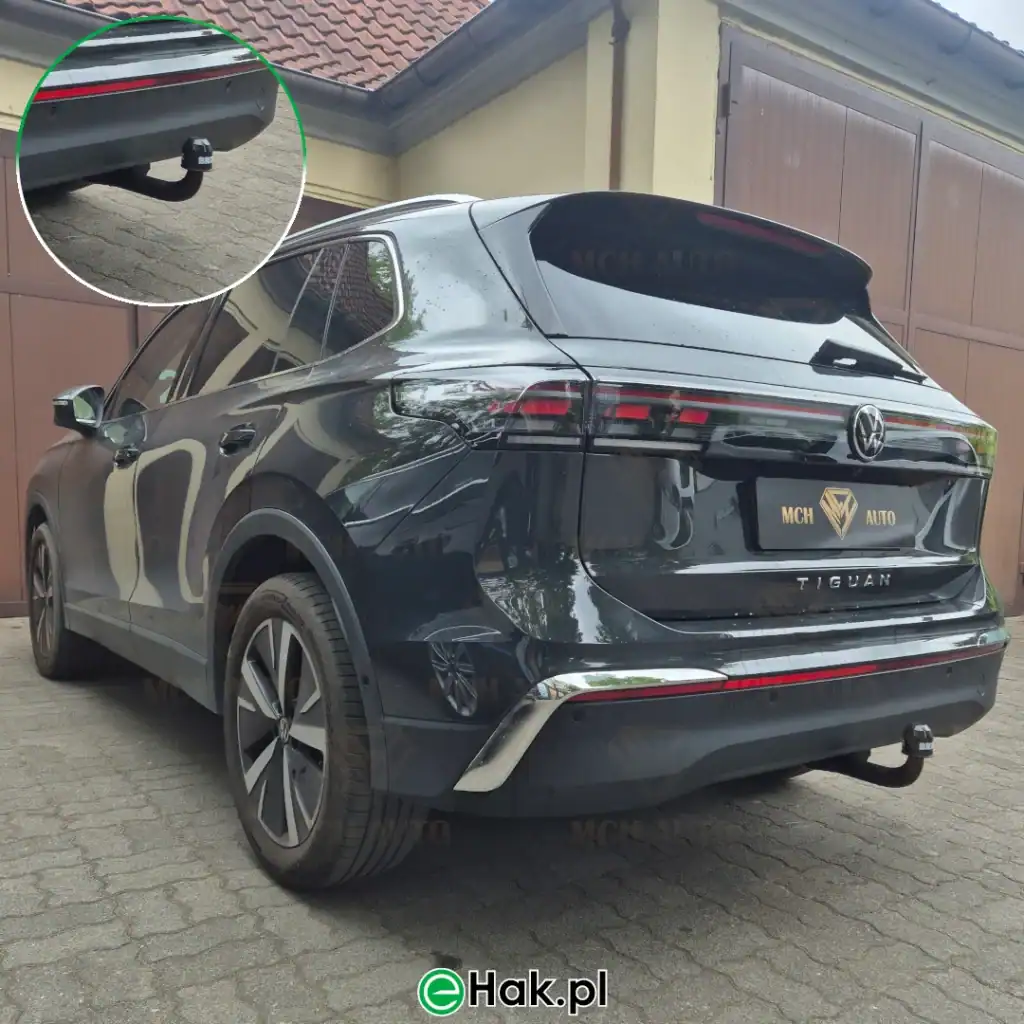 11 montaż haka holowniczego vw tiguan iii