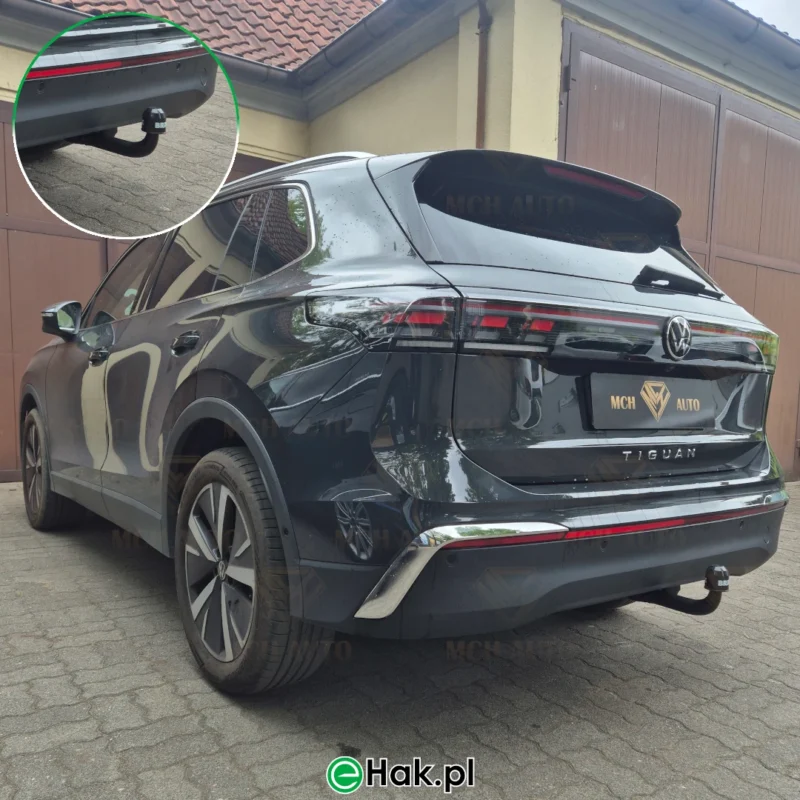 11 montaż haka holowniczego vw tiguan iii