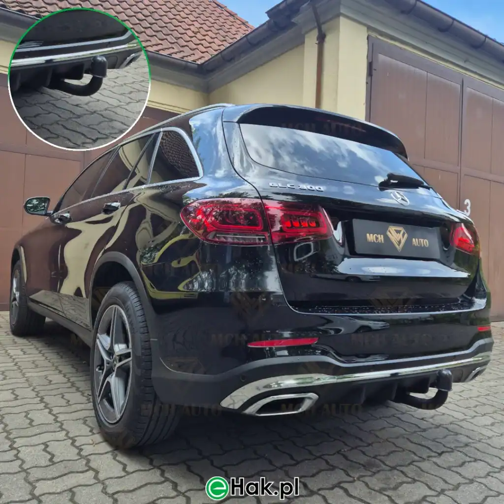 144 montaż haka holowniczego mercedes glc x253 amg