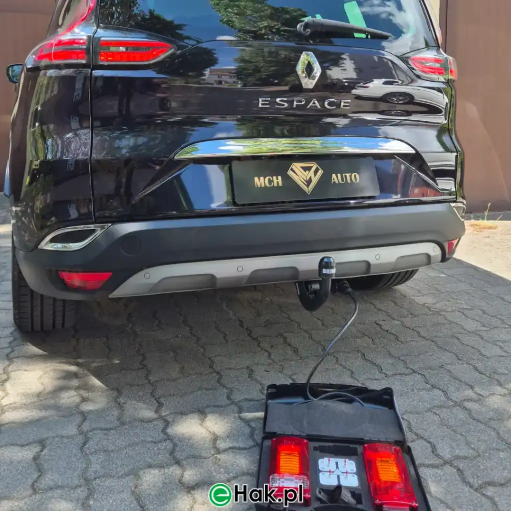 2 montaż haka holowniczego renault espace v