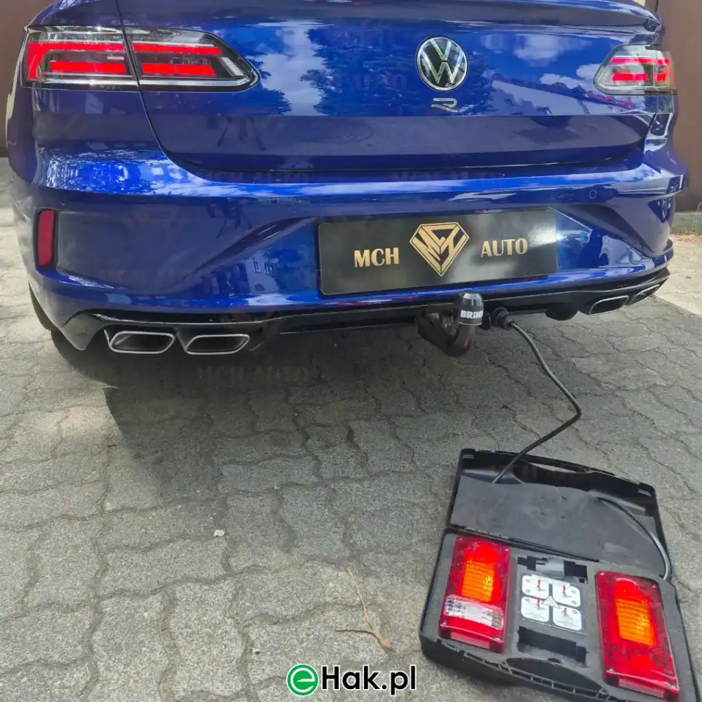2 montaż haka holowniczego vw arteon sb