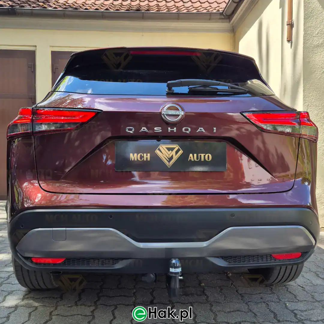 3 montaż haka holowniczego nissan qashqai iii j12