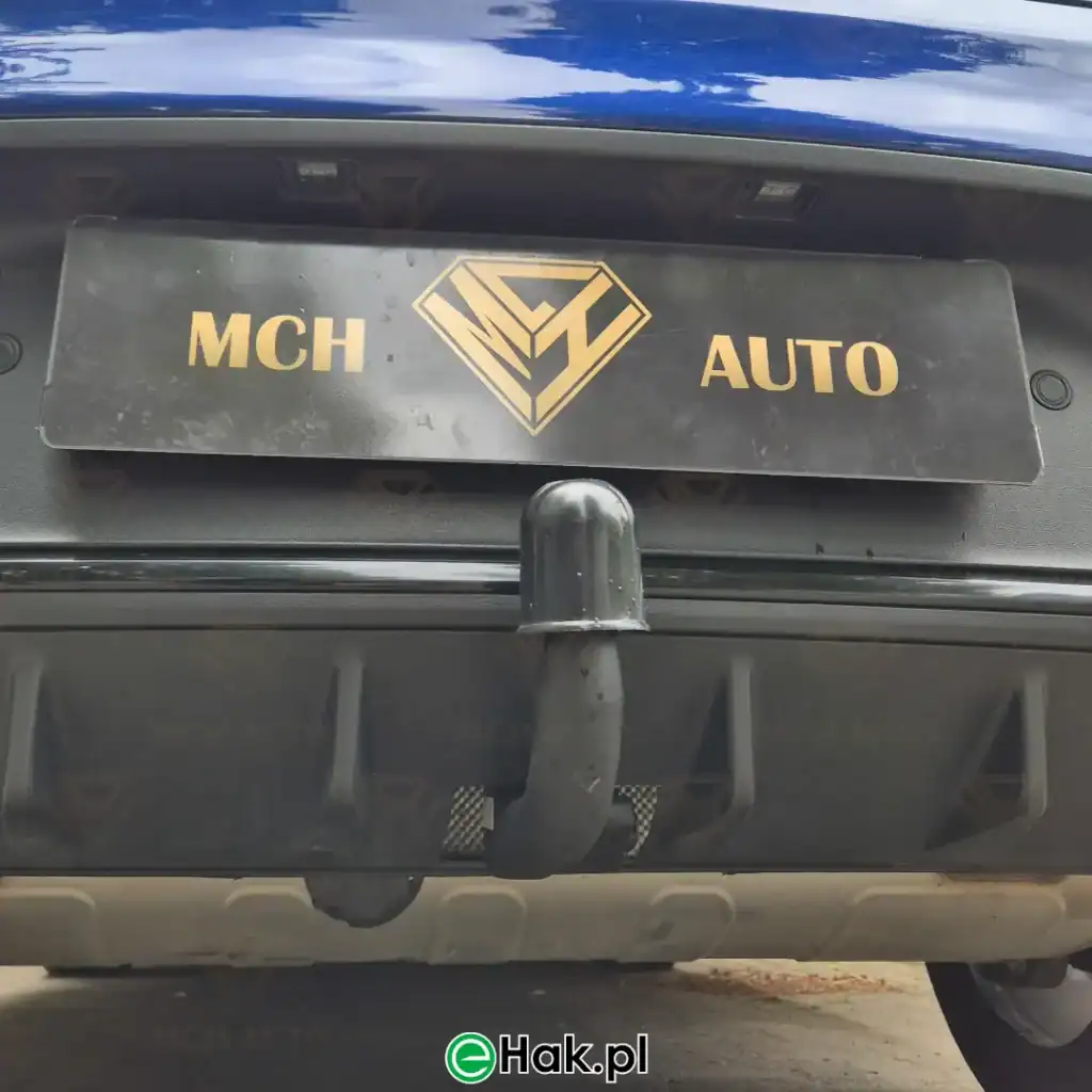 4 montaż haka holowniczego mercedes glc coupe amg line