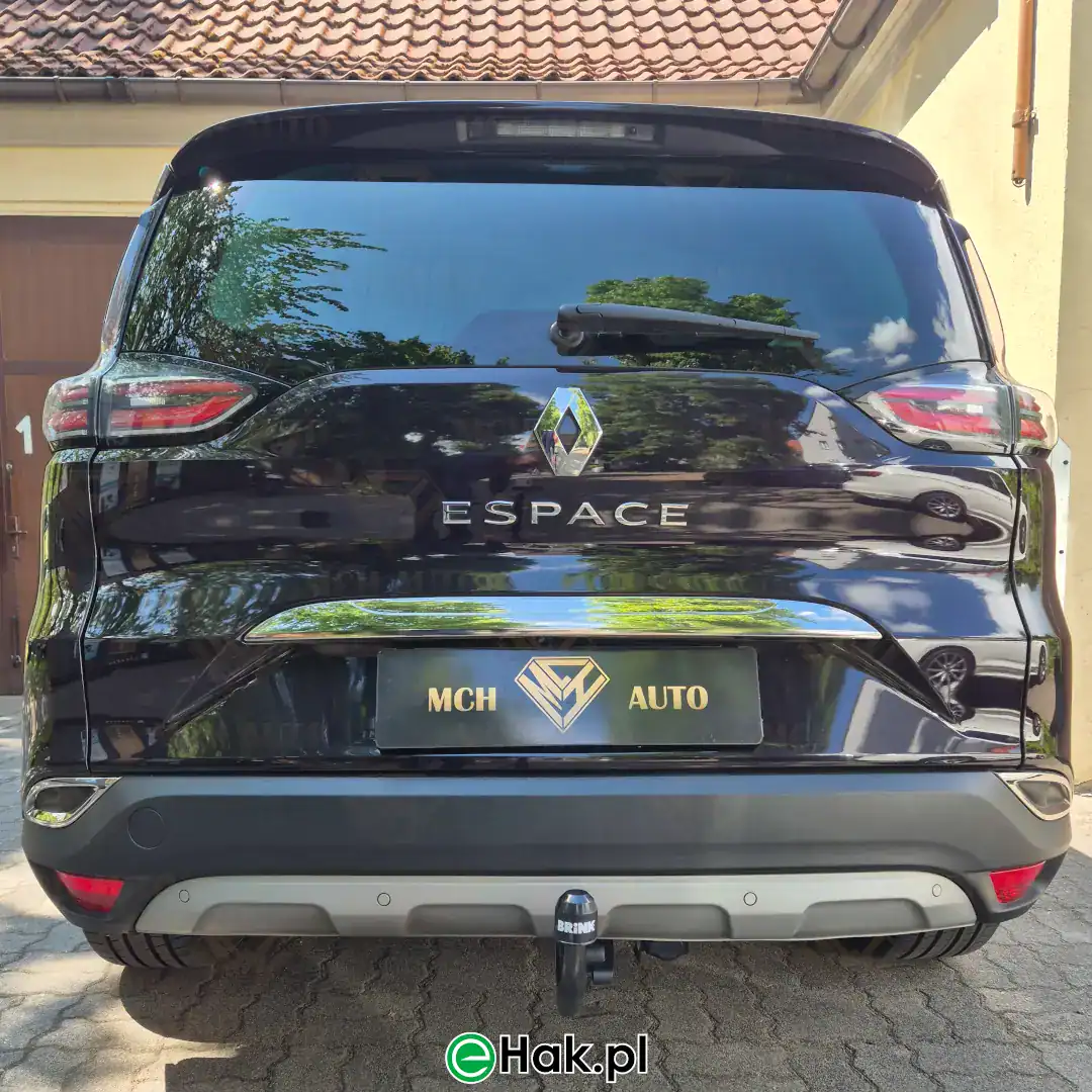 5 montaż haka holowniczego renault espace v