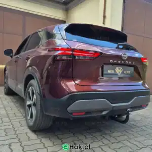 6 montaż haka holowniczego nissan qashqai iii j12