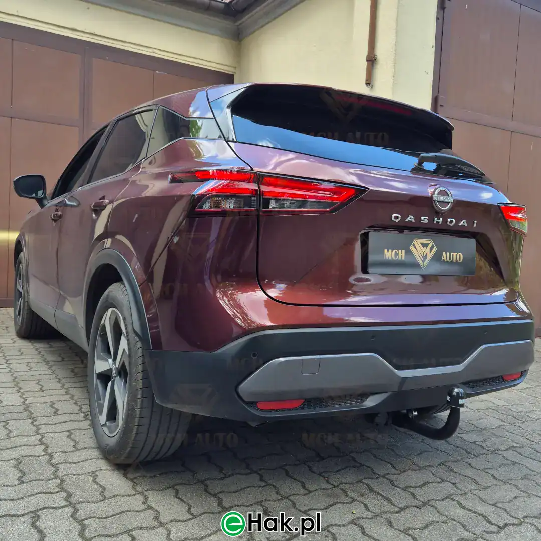 6 montaż haka holowniczego nissan qashqai iii j12