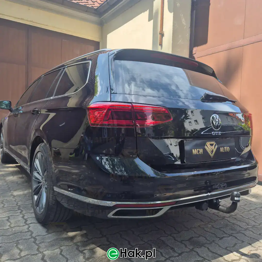 7 montaż haka holowniczego vw passat gte