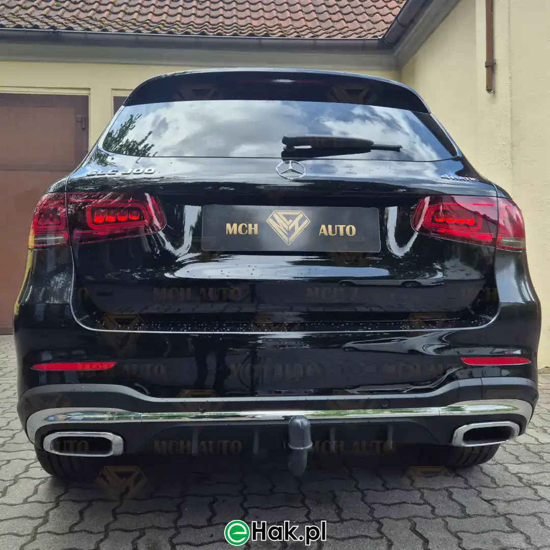 8 montaż haka holowniczego mercedes glc x253 amg