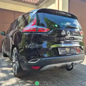 8 montaż haka holowniczego renault espace v