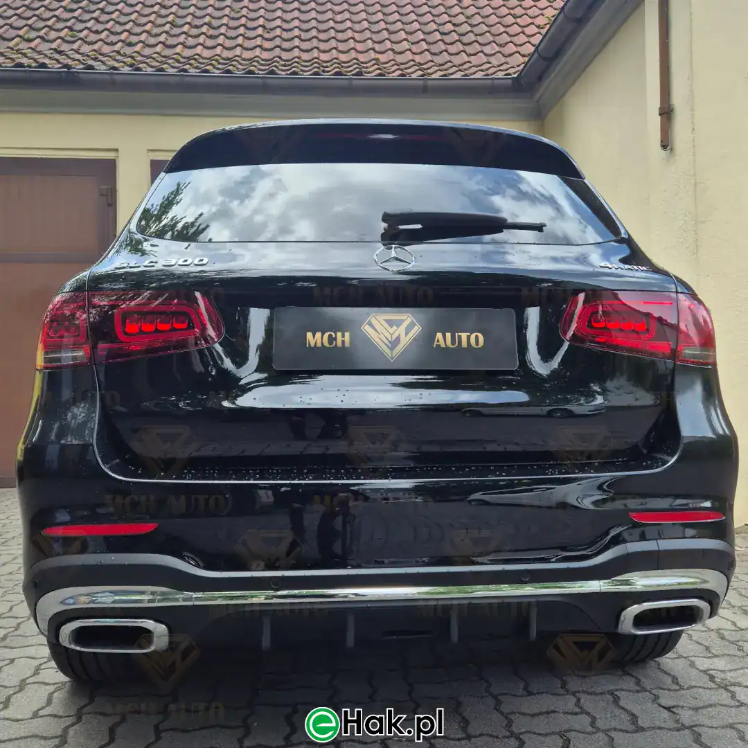 9 montaż haka holowniczego mercedes glc x253 amg