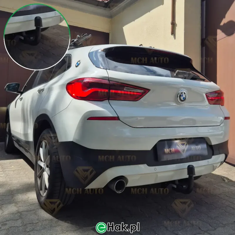 11 montaż haka holowniczego bmw x2