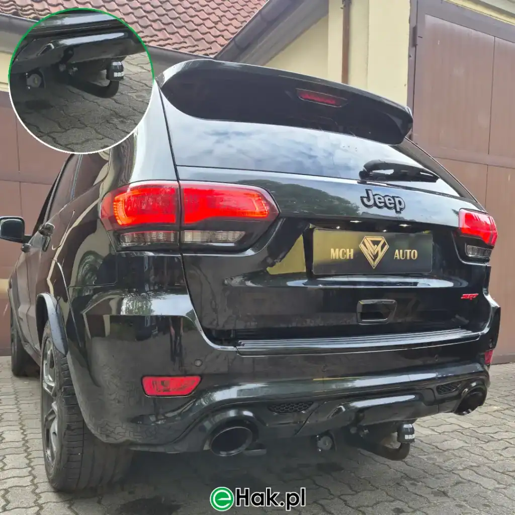 11 montaż haka holowniczego jeep grand cherokee srt