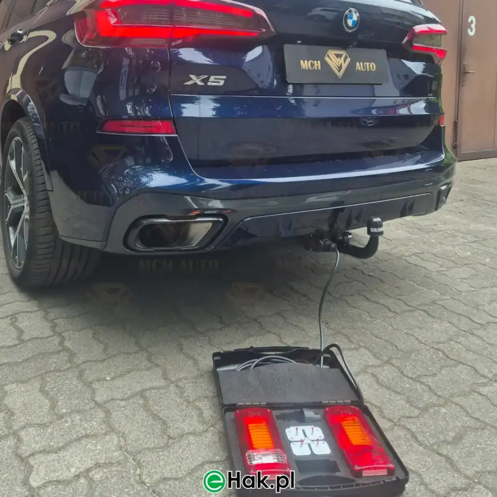 2 montaż haka holowniczego bmw x5 2018-