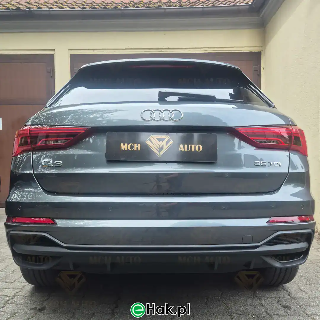 3 montaż haka holowniczego audi q3 z sfd2