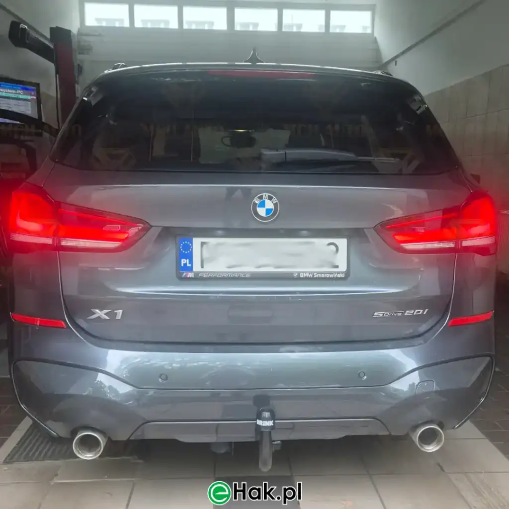 6 montaż haka holowniczego bmw x1 m pakiet