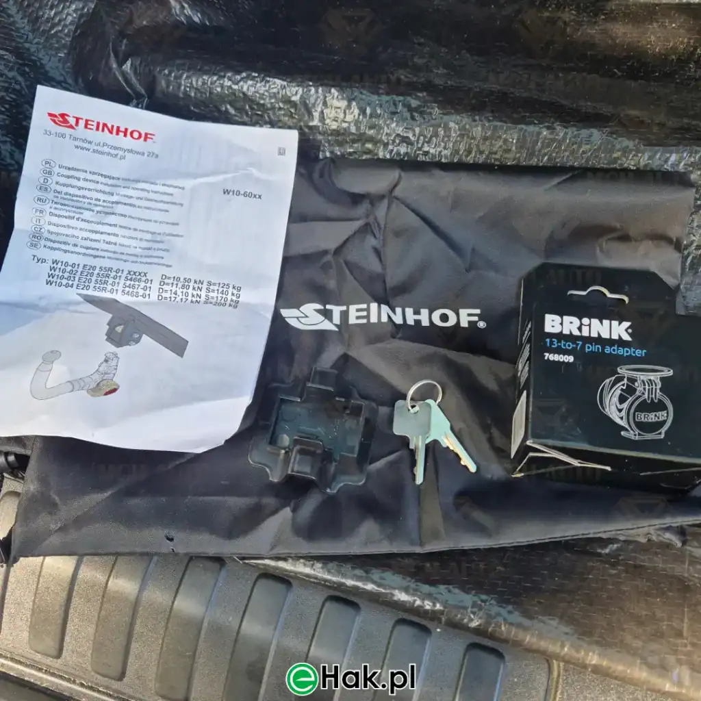 1 montaż haka holowniczego land rover range rover sport