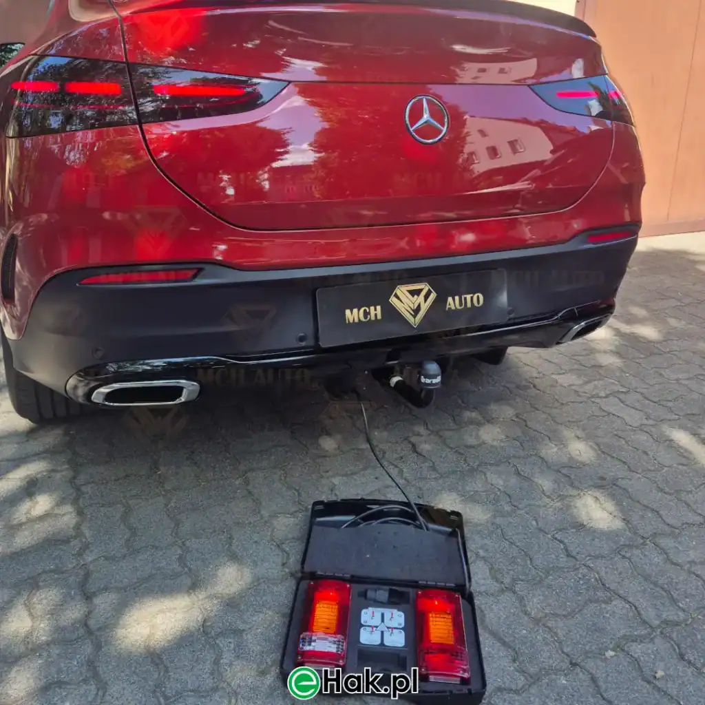 1 montaż haka holowniczego mercedes gle coupe