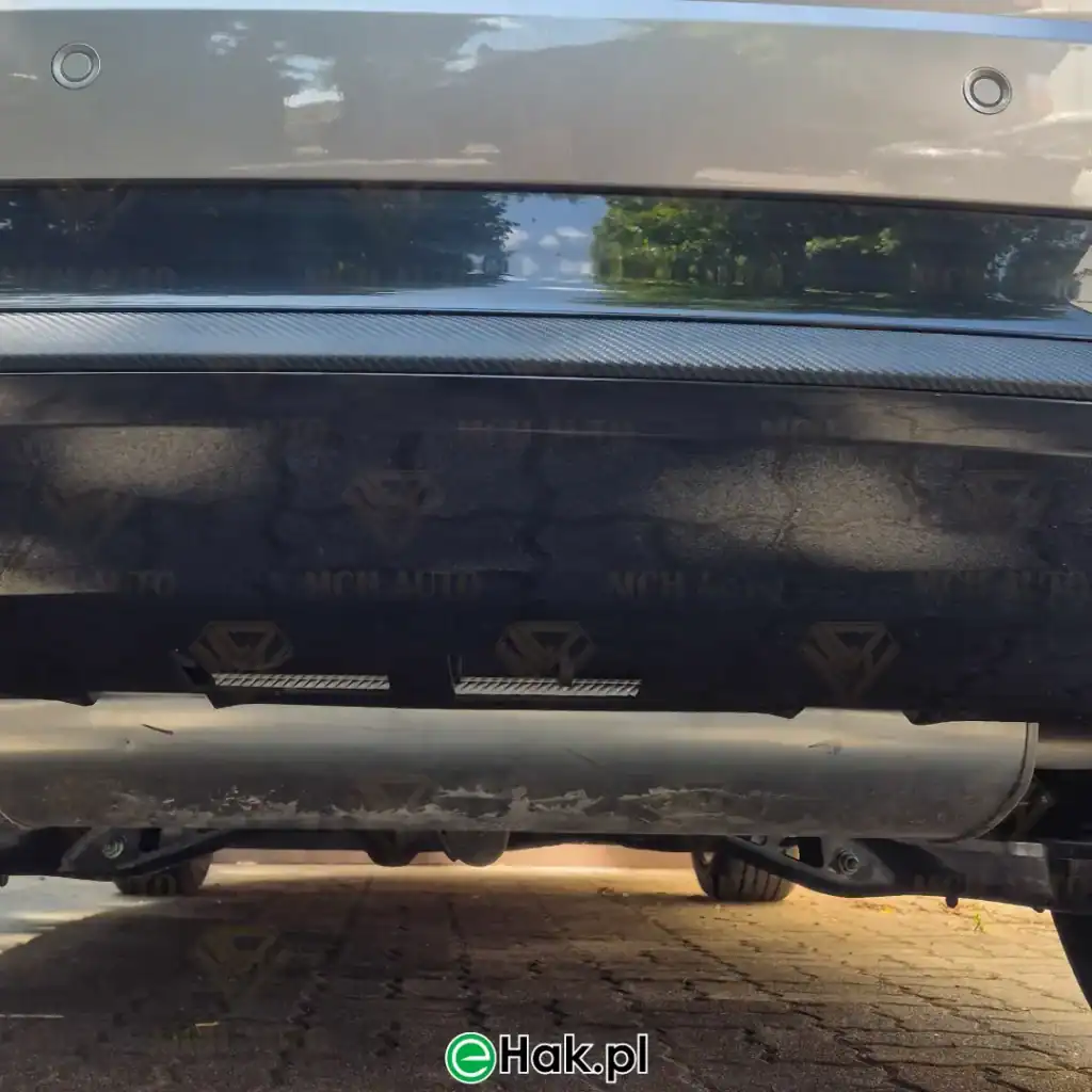 1 montaż haka holowniczego mg hs ii hs phev