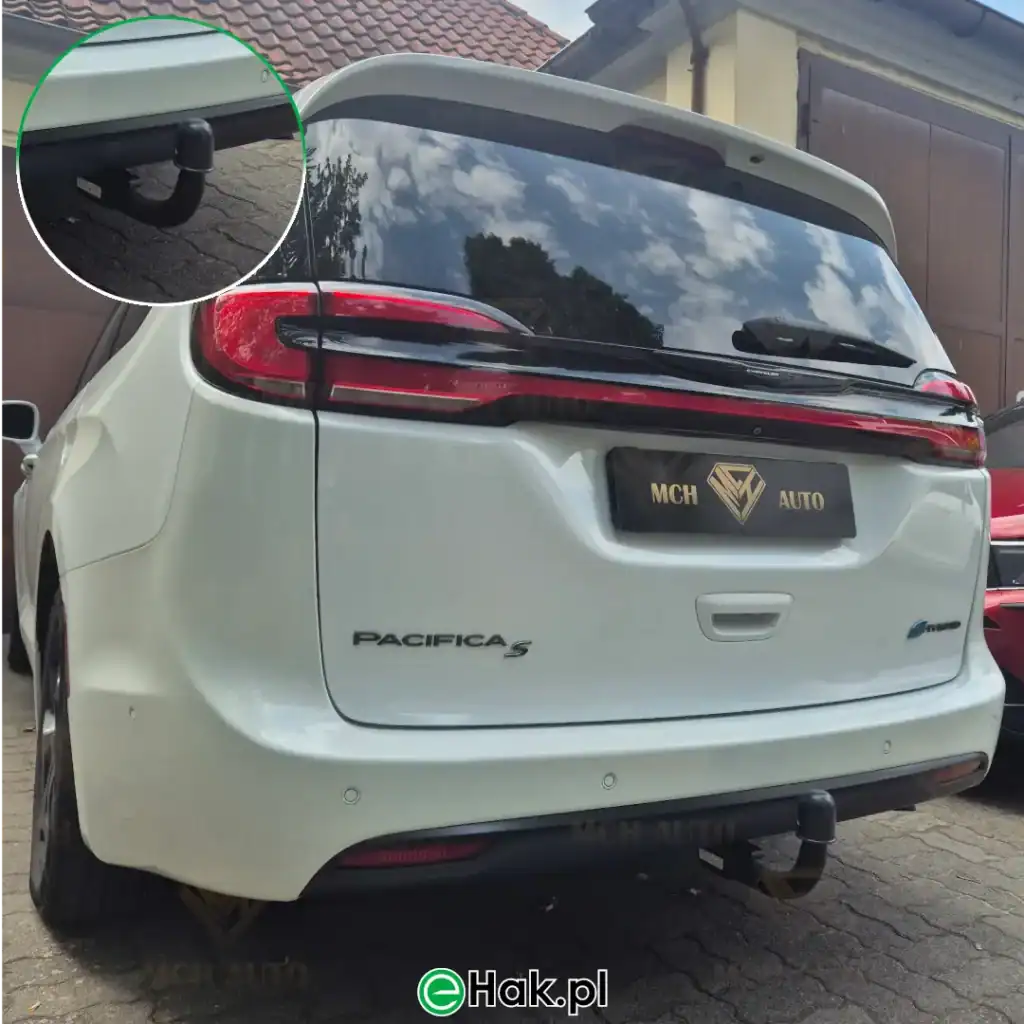 11 montaż haka holowniczego chrysler pacifica hybrid