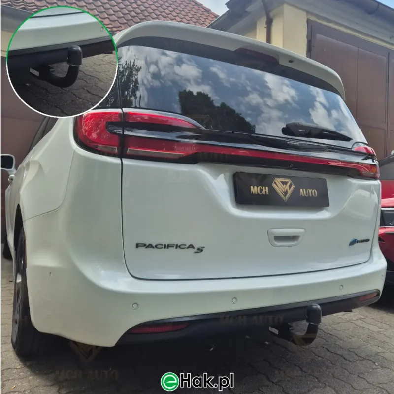 11 montaż haka holowniczego chrysler pacifica hybrid