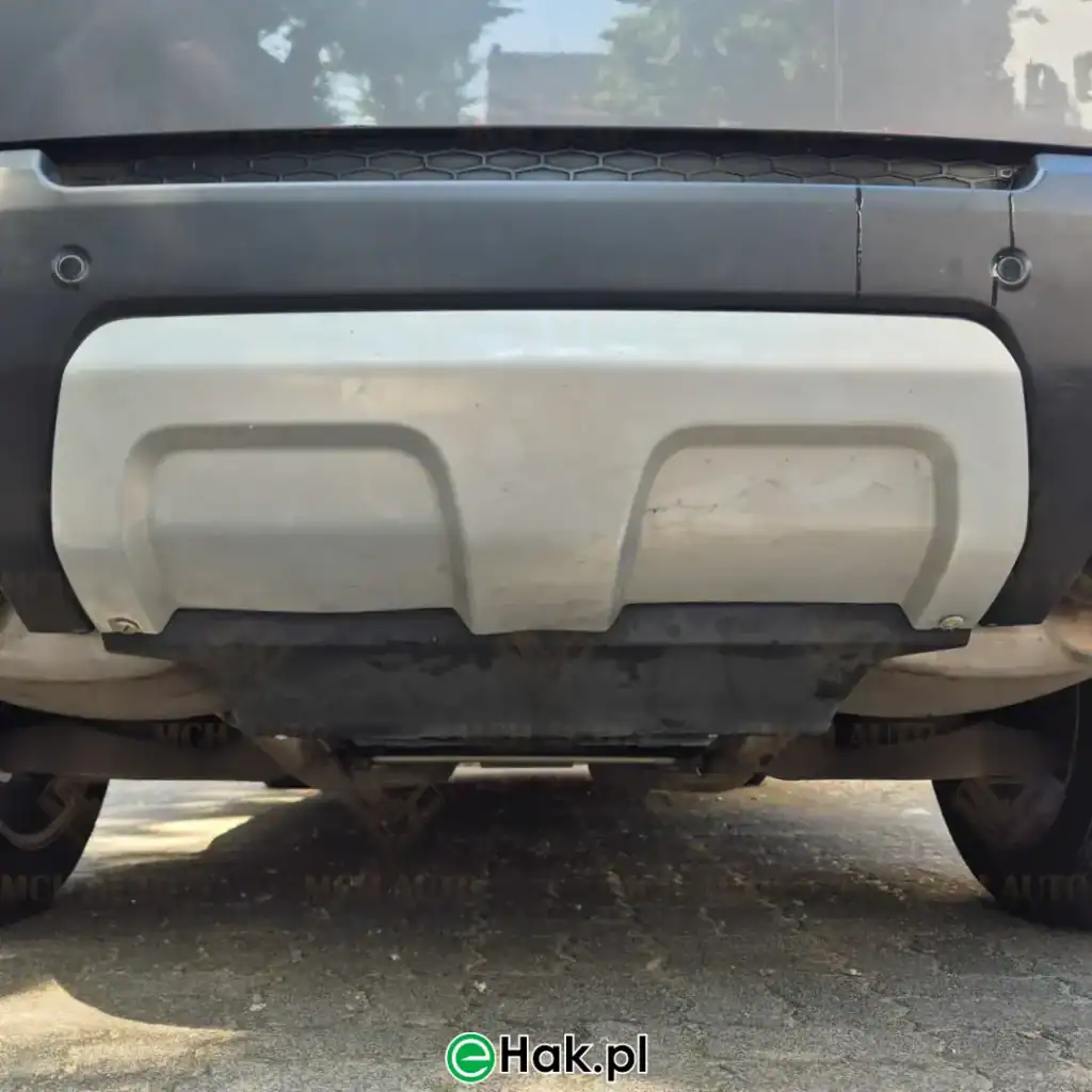 2 montaż haka holowniczego land rover range rover sport